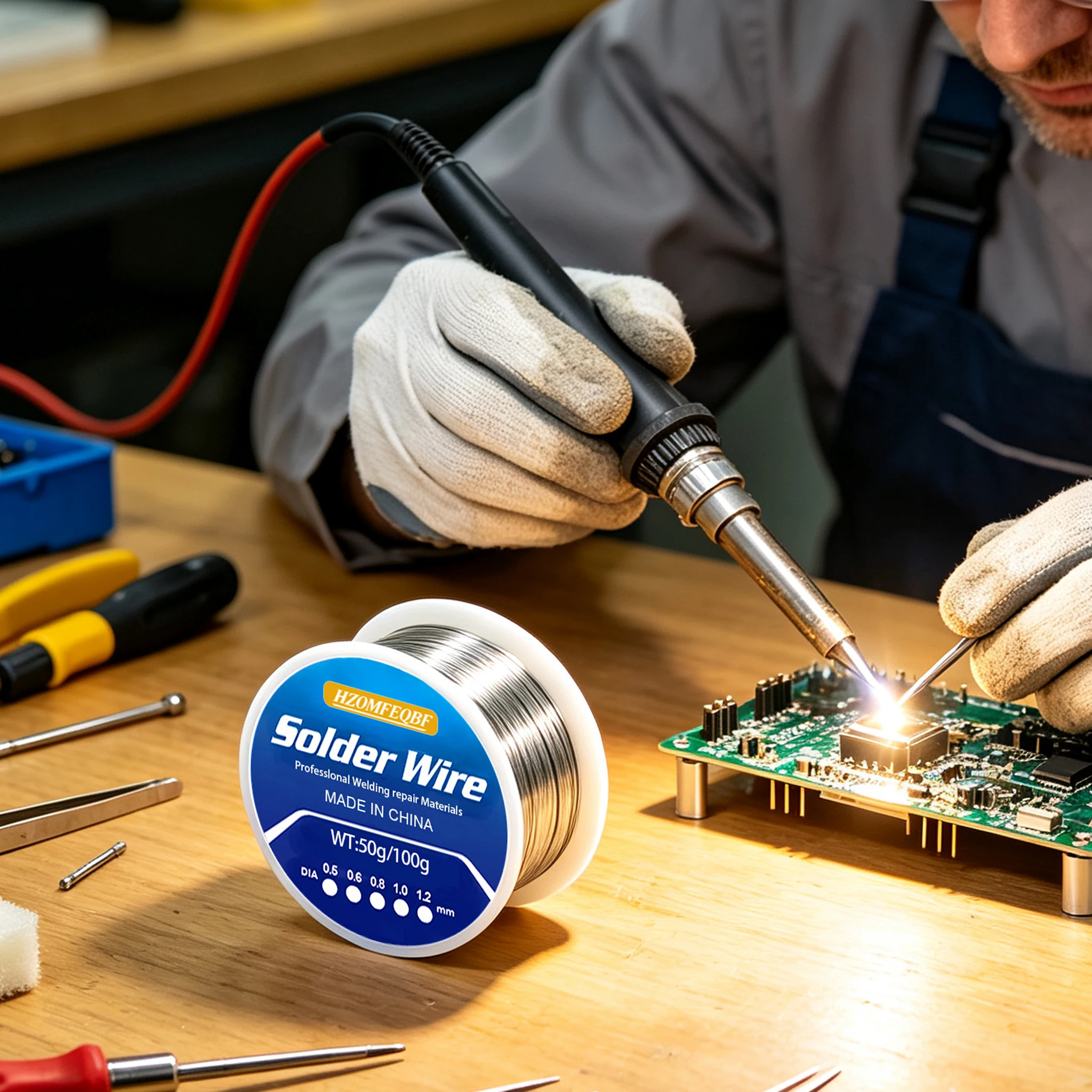 Professioneller Schweißdraht, Langlebiger Lötdraht, Sofort Lieferbarer Schweißdraht, Für Metallreparatur/Geräte