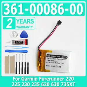 Bilashmart Battery 180mAh 361 00086 00 GARMIN Forerunner 220 225 230 235 620 630 735XT + Free Tools