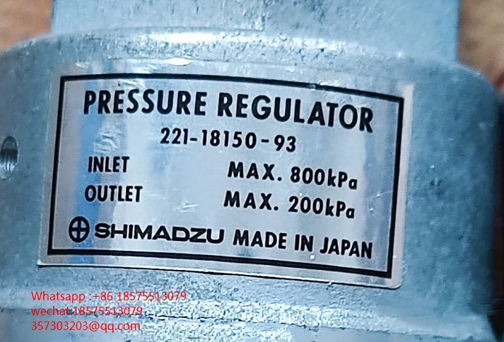 

For SHIMADZU 221-18150-93 221-18150-91 Gas Chromatographic Pressure Regulator Valve Used