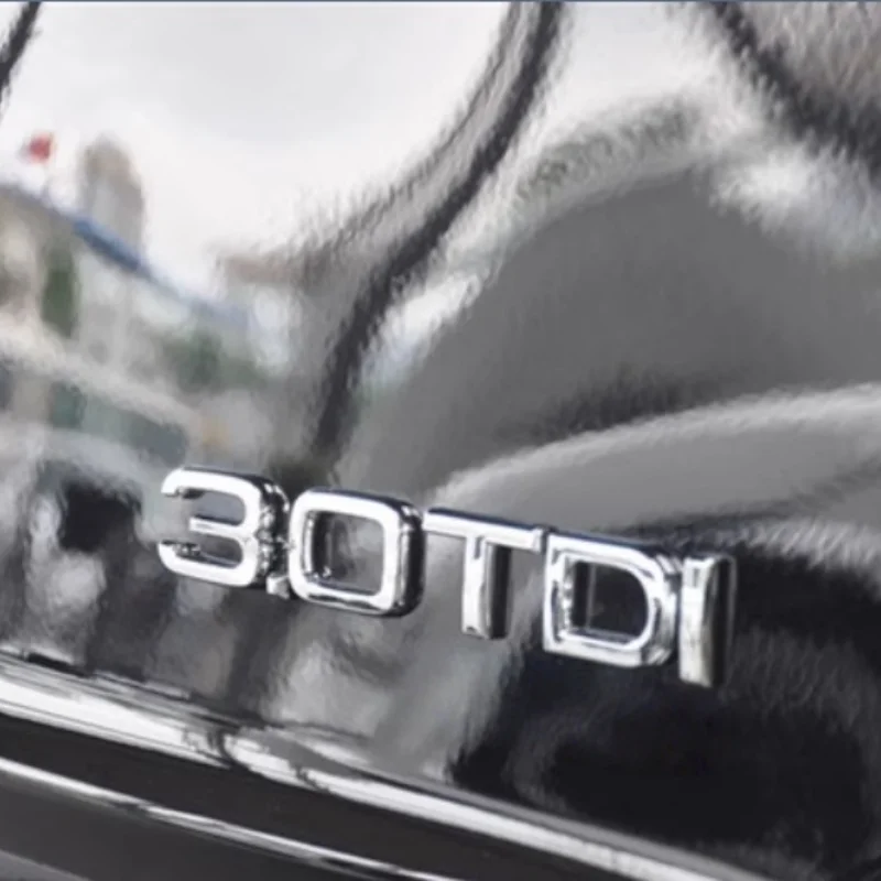 Car Letter Logo Sticker for A5 suitable for tail bumper and trunk emblem applicable to 2.0 3.0 40TDI 35 40 45TFSI models