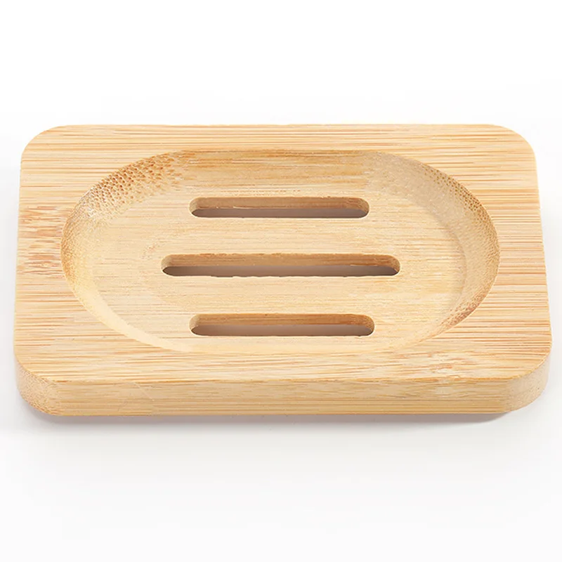 Wooden Soap Box New Retro Soap Holder Durable Fashion Wooden Bamboo Charcoal Soap Holder Household Bathroom Accessories