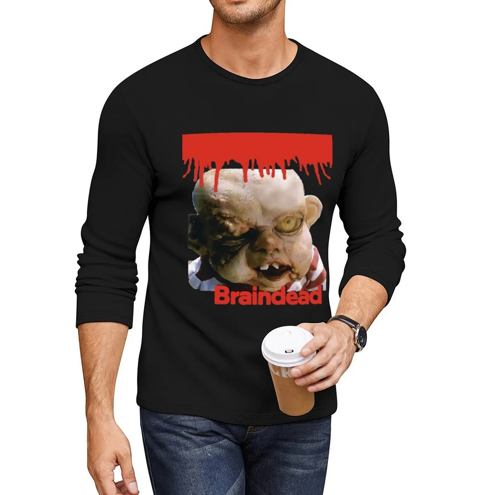 Braindead Long T-Shirt sweat shirt boys white t shirts plain t-shirt t shirt man plain t shirts men