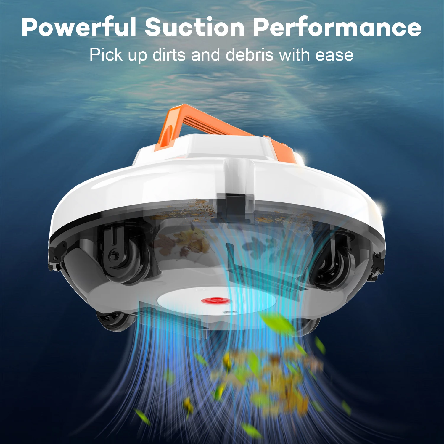 مكنسة كهربائية أوتوماتيكية قابلة للتخصيص، ملحقات أدوات تنظيف حمام السباحة الروبوتية الأرضية #6