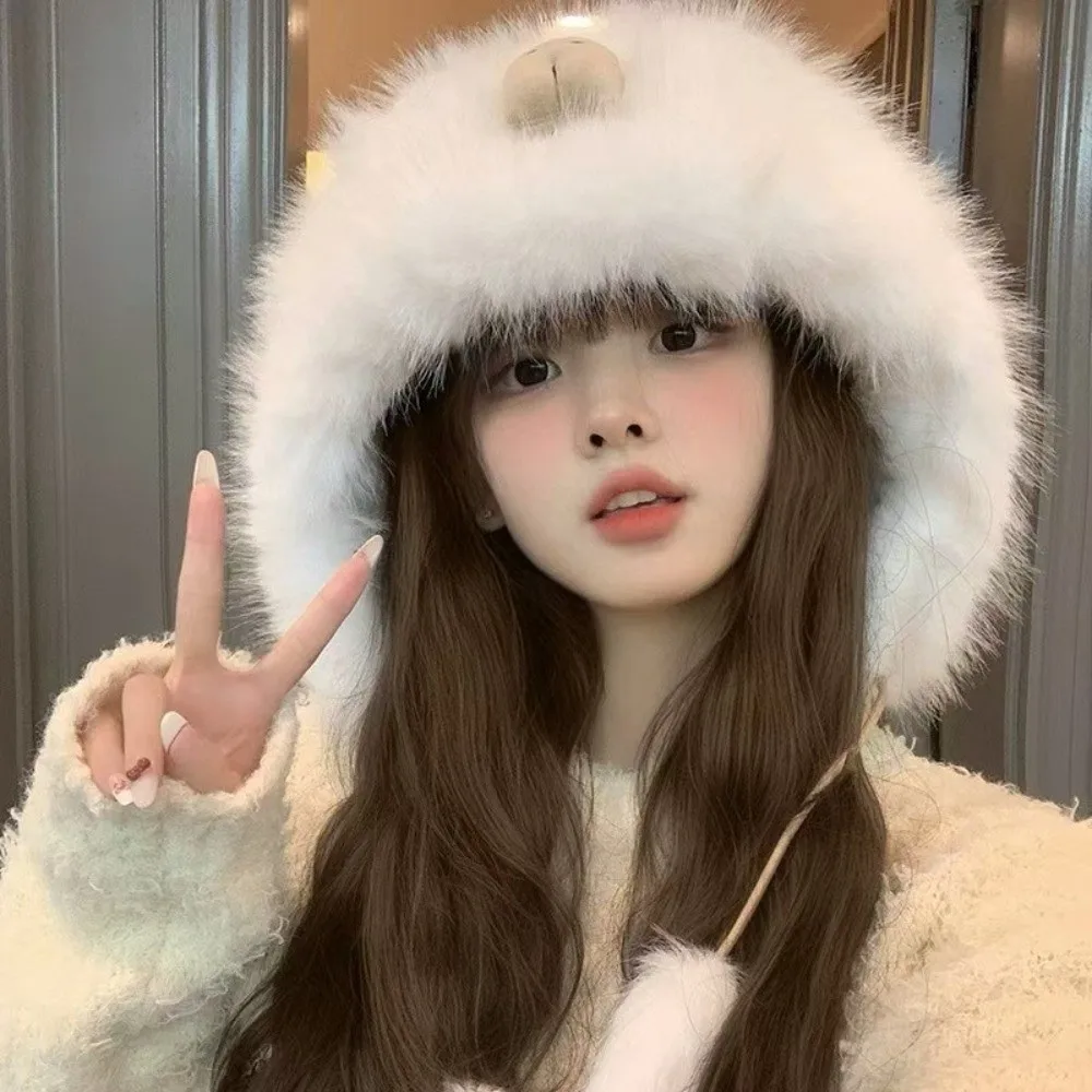 جديد أفخم قبعة دافئة رقيق الفراء يندبروف البلوز قبعة Coldproof قبعة صغيرة دافئة لركوب الدراجات في الهواء الطلق التزلج #1