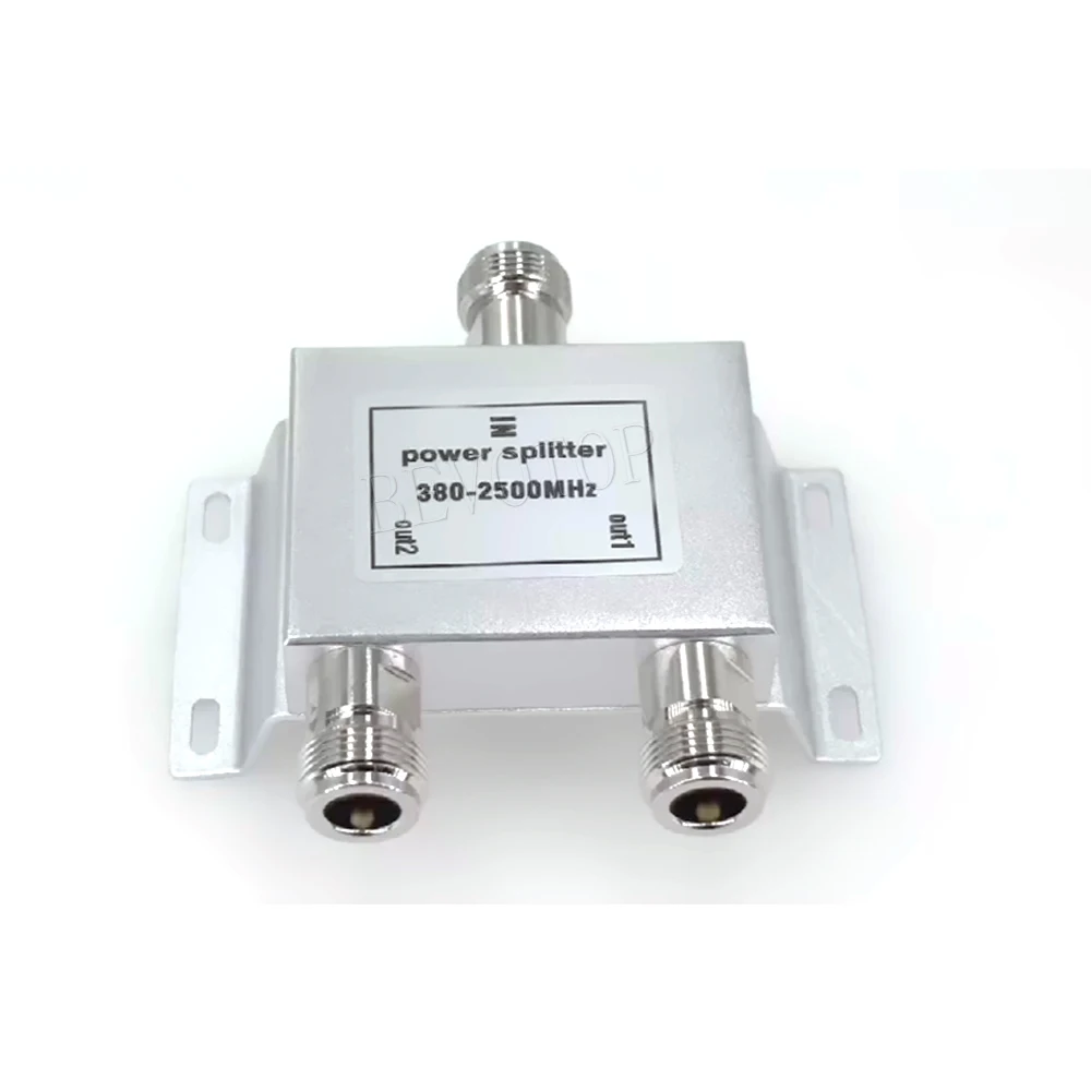 Two power divider N type Female 1 to 2 Connector radio frequency divider 380MHZ-2500MHz 2.4G 5.8G one point two power Splitter