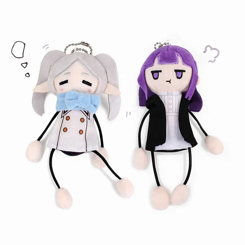 

Sousou No Frieren Frieren Original Anime Plush Doll Keychain Soft Stuffed Peripheral Toy Bag Car Pendant For Anime Fans