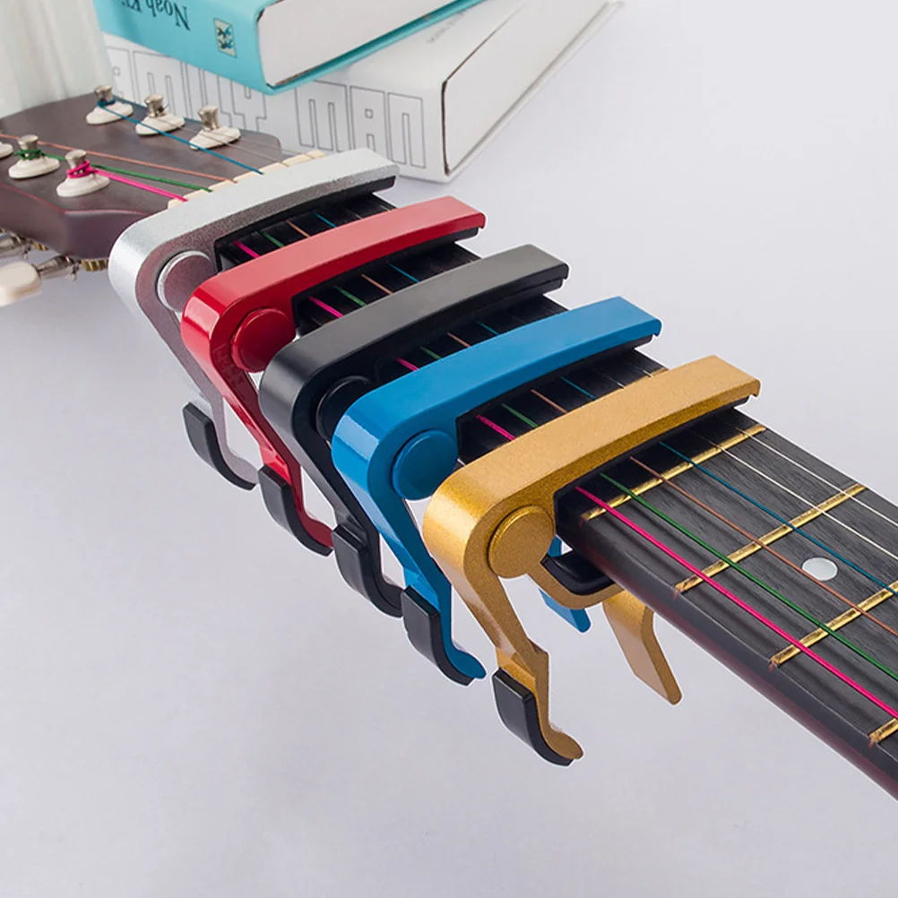 

5 Pcs Advanced Capo Guitar for Acoustic Aluminum Alloy Electric Accessories Key Trigger