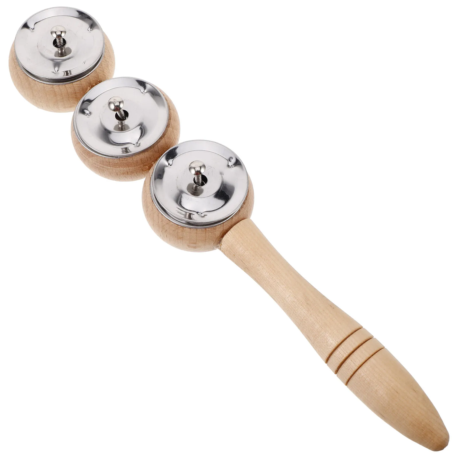 Kit de Percussion à Clochettes à Main en Bois pour Enfants Éducation Musicale Tout-Petits Shaker Rythmique Musical