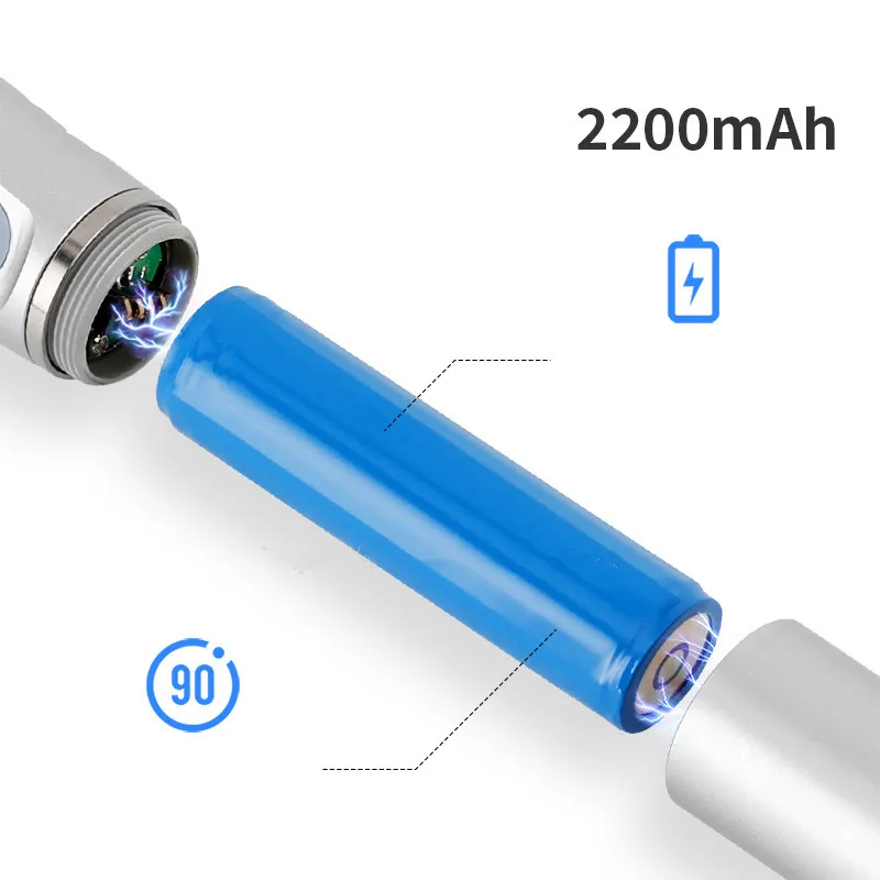 JINGT Dental Led Light Curing Machine lampada fotosensibile orale sbiancamento dei denti resina Wireless Metal Head LED Uv Dental Light