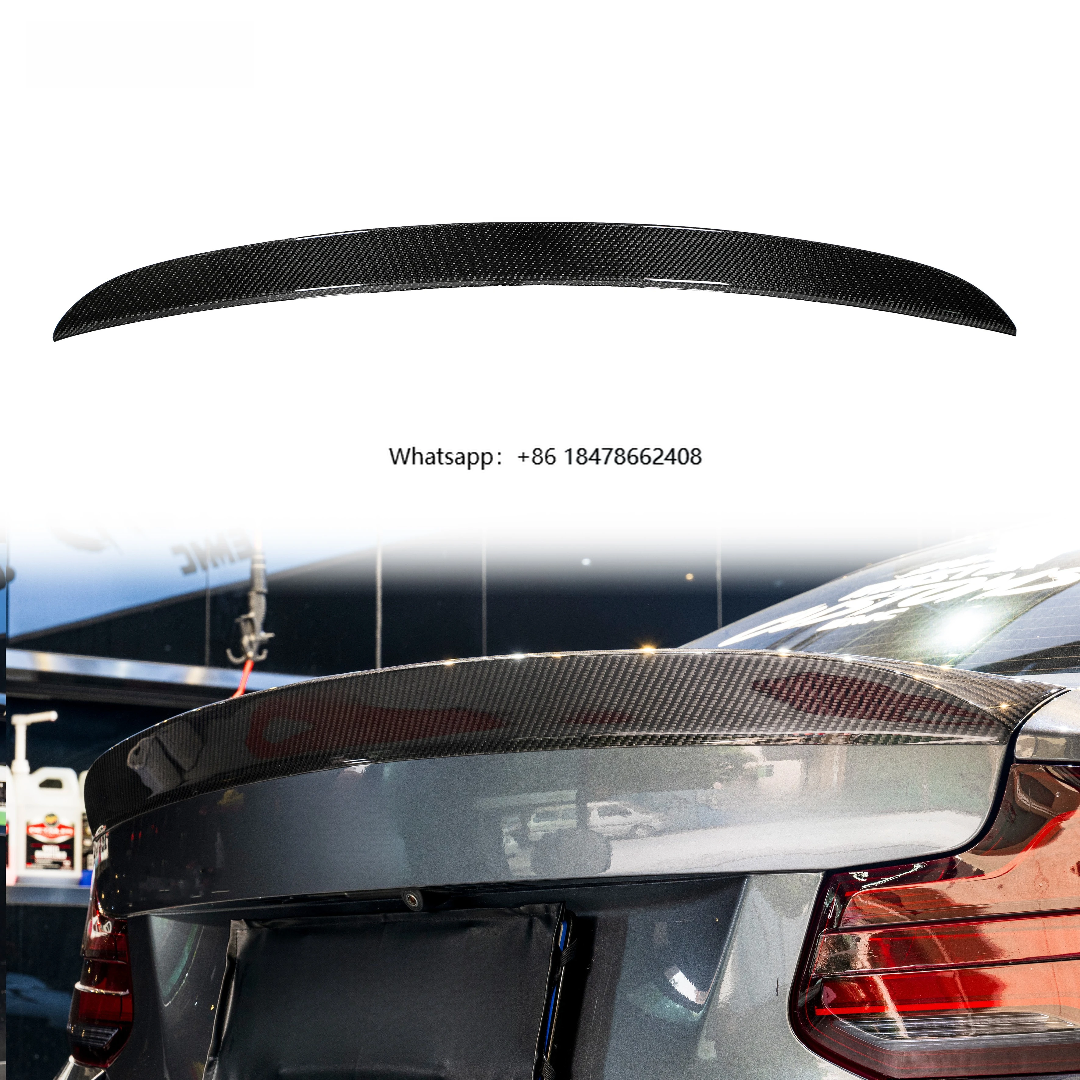 

Karbel Wing Kb Style Dry Carbon Fiber Rear Wing Spoiler for 2 Series F87 F22 M240i 2014-2018