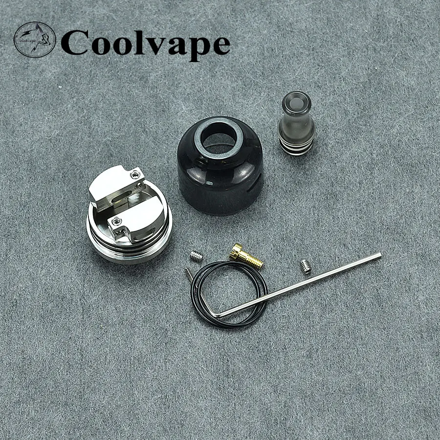 WASP Nano RDA Mini atomizador 510 wave Figure MTL Drip tip tanque de bobina única con Pin BF 316SS 22mm vape rda vs Haku Venna v2 RDA