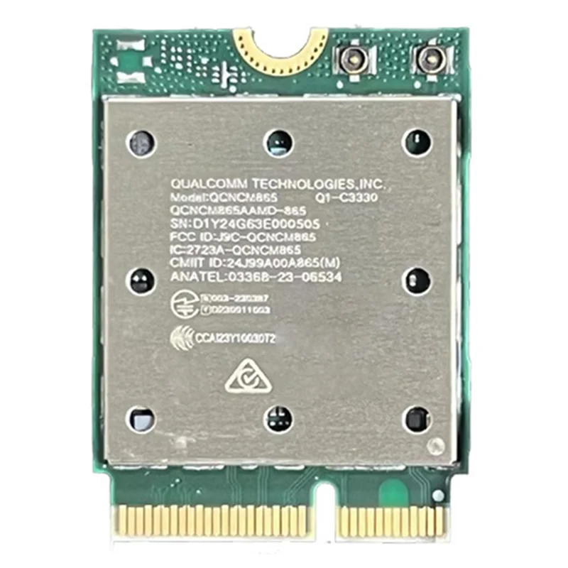 ABUO-2X Wifi7 ثلاثي الموجات QCNCM865 بلوتوث 5.4 بطاقة واي فاي لاسلكية ثلاثي الموجات 2.4G/5G/6Ghz محول شبكة لاسلكي لـ Win11