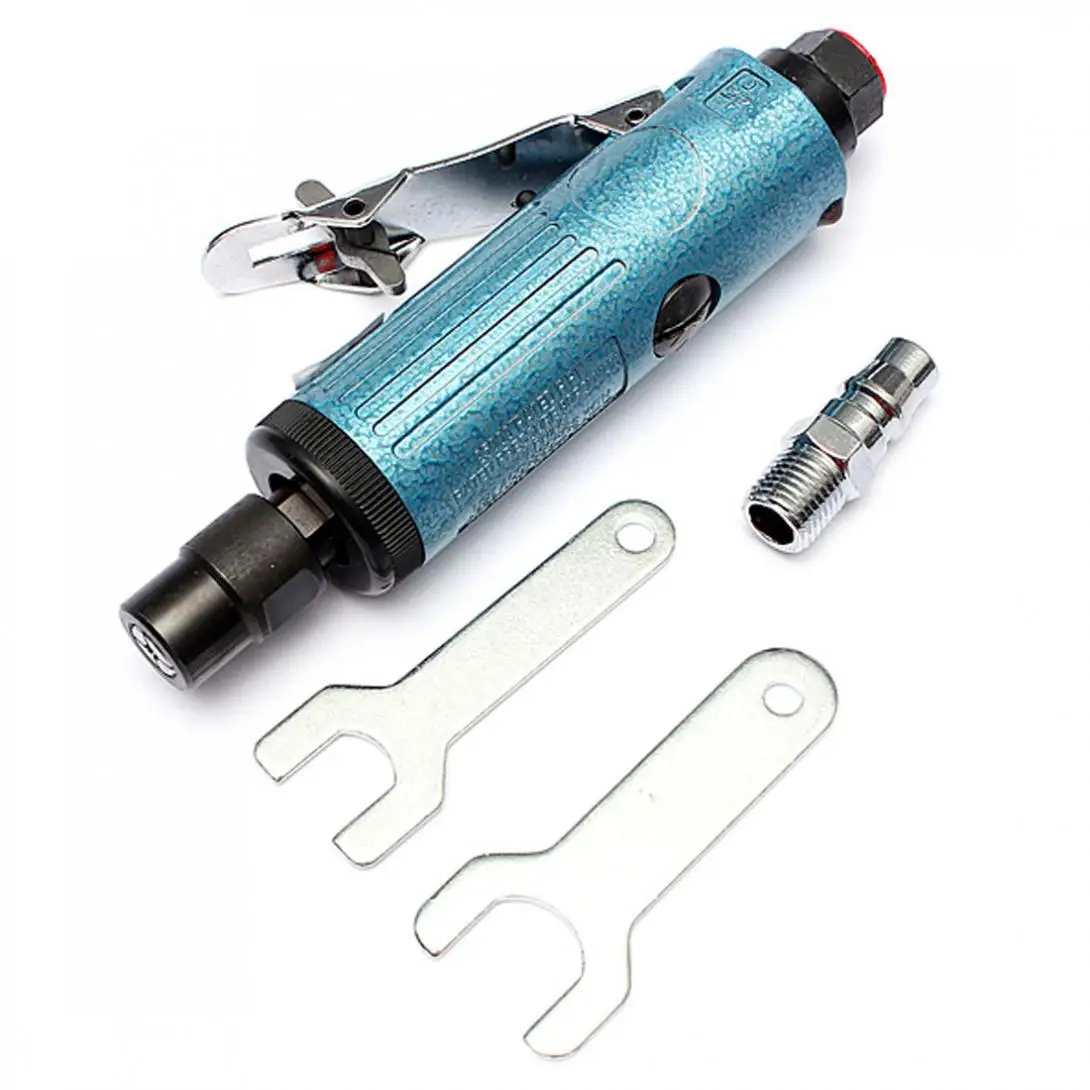 1/4 inch Pneumatic Die Grinder Machine Air Compressor Grinding Tool 22000RPM/25000RPM Mill Engraving Polishing Tool Kit