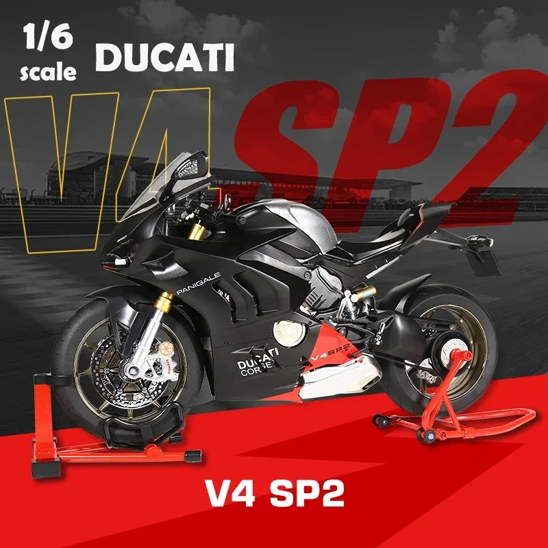 

Spray 1:6 Ducati V4S V4SP2 Racing Motorcycle Model Diecast Alloy Motorbike Toy Boyfriend Gift Collection Miniature Voiture