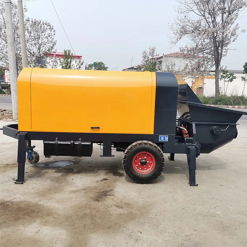 

Портативный бетононасос, дизельный бетоносмеситель и насос, насос для бетонной стяжки, цена