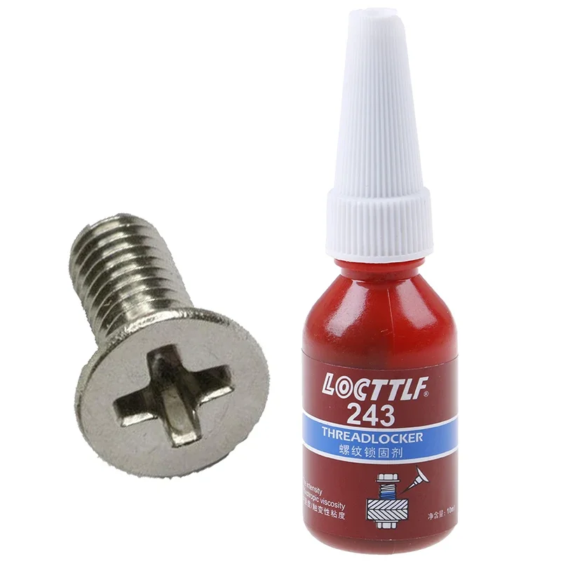 

Strong fixing glue screw locking agent anaerobic glue 243 glue oil resistant fast curing hot sale fixing screw glue 10ml