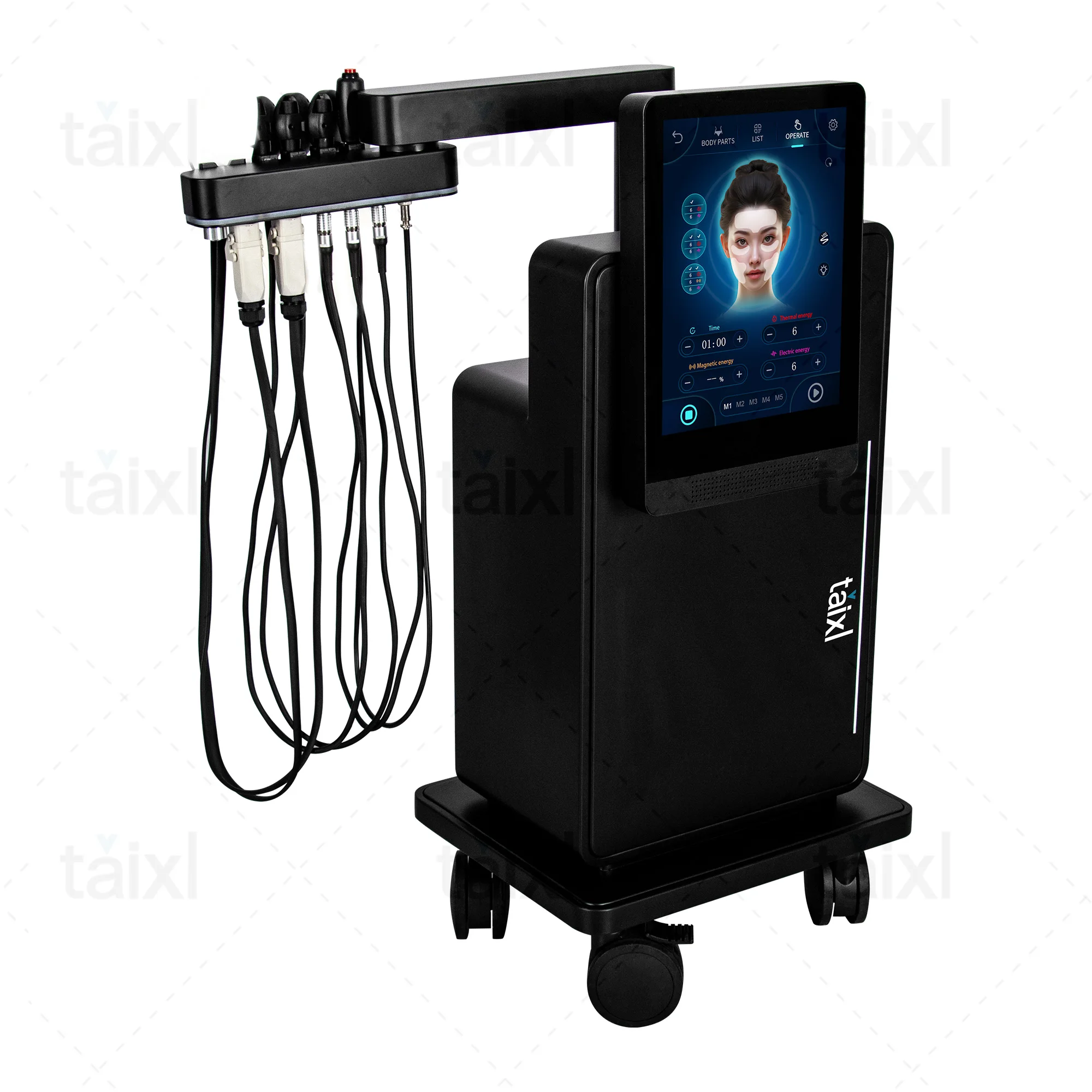 Taixl Pro – dispositif d'activation faciale EMS RF, multi-tech, lissage des rides, certifié CE, équipement de beauté Portable et sûr pour soins de la peau