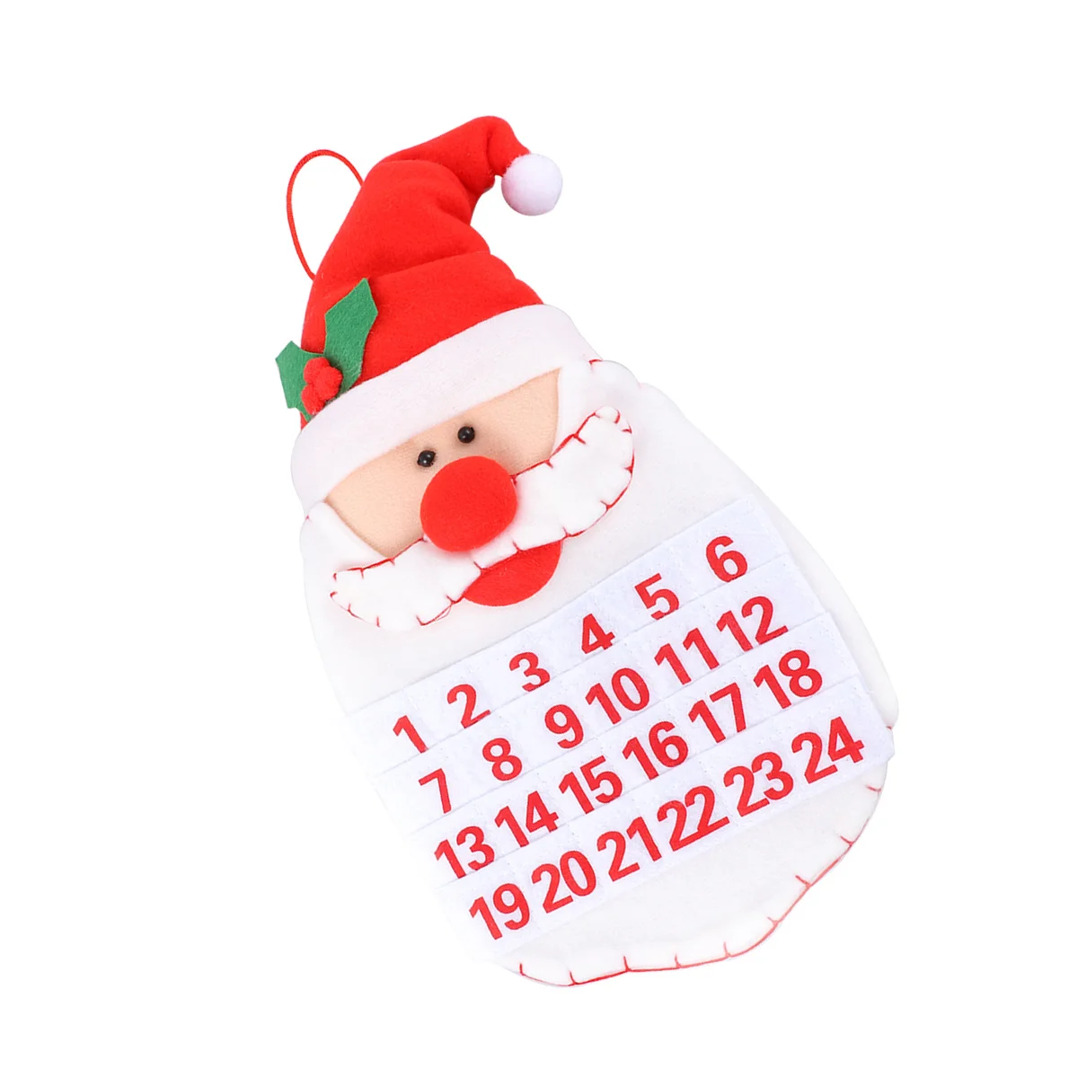 

Santa Head Christmas Advent Calendar Countdown Calendar For Adults Holiday Decorations Hanging Ornament Party Decor