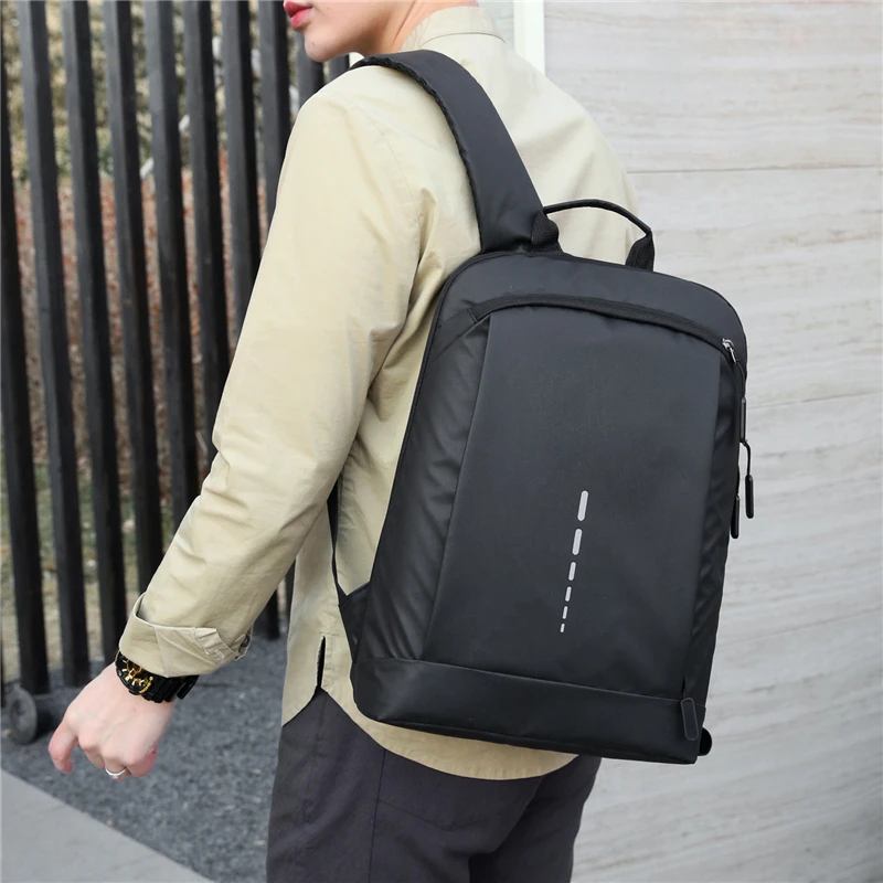 กระเป๋าเป้สะพายหลังแล็ปท็อปสําหรับเดินทางน้ําหนักเบาขนาด 16 นิ้ว, กระเป๋าเป้สะพายหลังแบบพกพาความจุขนาดใหญ่, สายรัดปรับระดับได้, กระเป๋าเป้ธุรกิจ