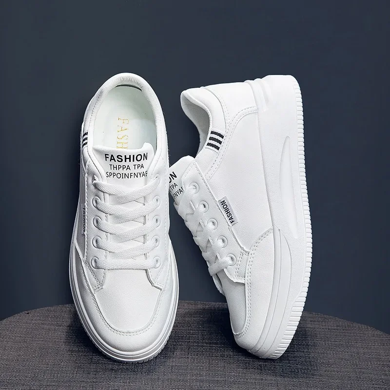 Casual Female White Sneakers Versatile Female Sports Shoes Platform Womens Casual Shoes Comfortable Fashion Zapatillas De Mujer