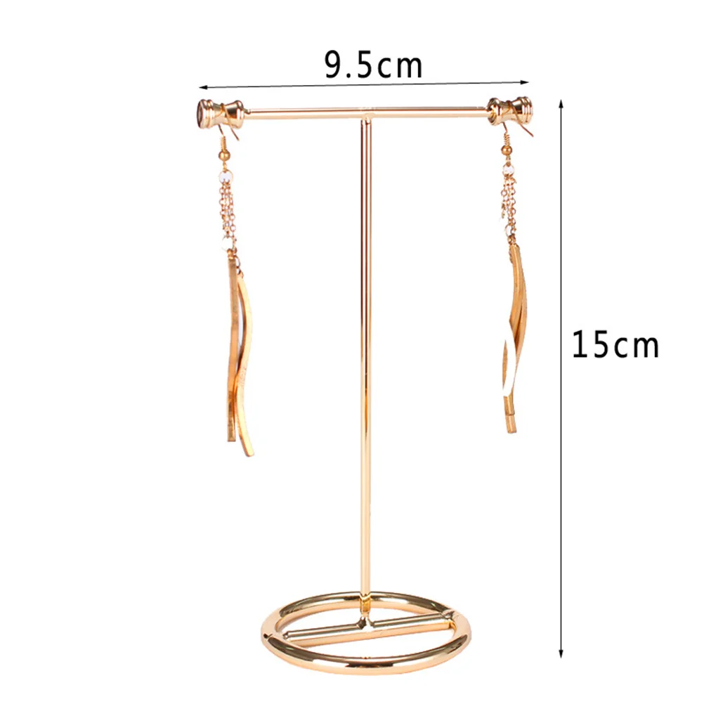 1Set Jewelry Display Rack Metal Organizer Necklace Earring Bracelet Holder Durable Vintage Storage Jewelry Display Rack