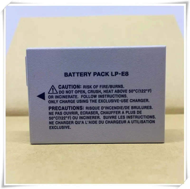 

Suitable for Canon Original LP-E8 Battery, Charger for EOS 550D 600D 650D 700D x7i DSLR Cameras