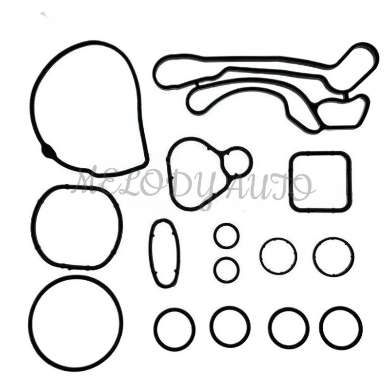 10 Sets 24203910 Engine Oil Cooler Gasket Repair Seal 16PCS/Set For GM MALIBU COBALT CAVALIER