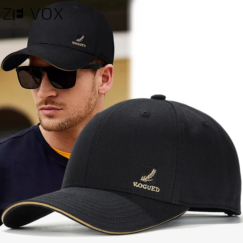 Fashion New Korean Style Hard Top Hat Men\'s Four Seasons Official-website Baseball Cap Outdoor Sun Protection Cap