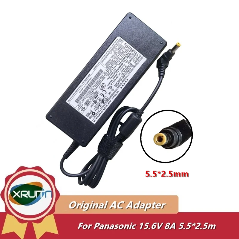 

Genuine 15.6V 8A 125W Laptop Power Charger for Panasonic Toughbook CF-74 CF-31 AC Adaptor CF-AA1683A CF-AA5803A MA CF-AA5802A M1