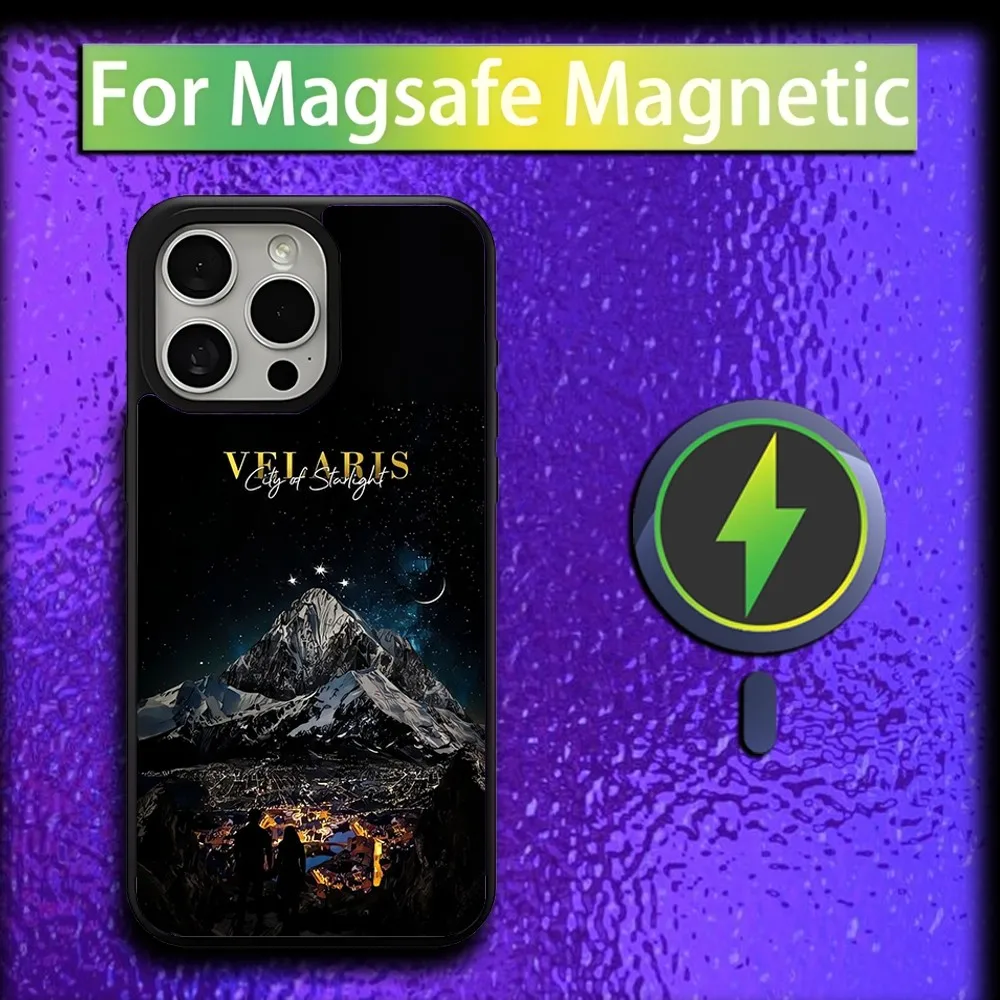 Velaris A Court of Mist and Fury Phone Case For iPhone 16,15,14,13,12,11,Plus,Pro,Max,Mini Magsafe Magnetic Wireless Charging