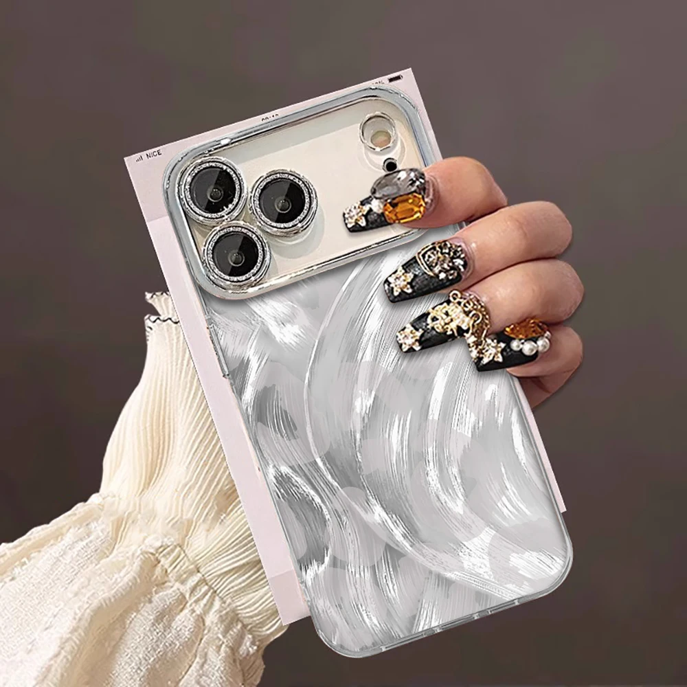 Galvanisierte Linsenschutz-Hüllen für iPhone 15 16 17 14 Pro Max Plus, iPhone 13 12 11 7 8 XS XR, Luxus-Leopardenmuster-Schutzhülle – Detail 7