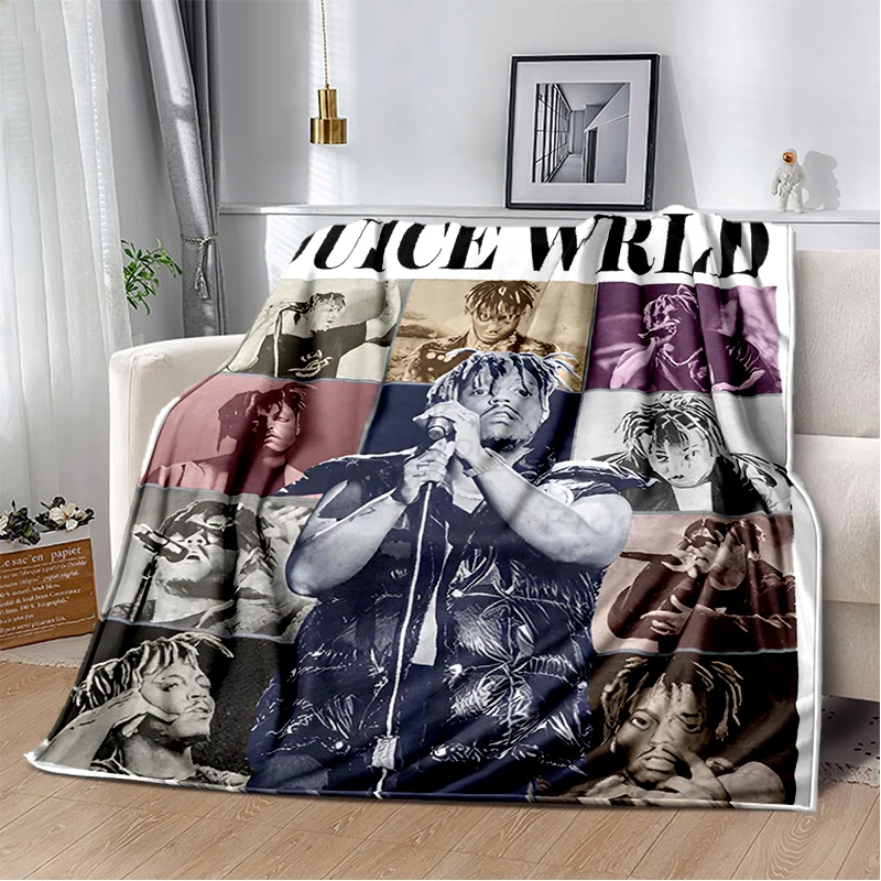 2025 New Style Juice WRLD 999 Legend Rapper Album Blanket,Soft Throw Blanket for Home Bedroom Bed Sofa Travel Cover Kid Gift