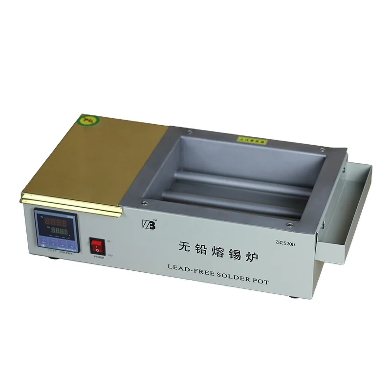 Lead Free Soldering Tin Pot Environment Friendly Precision Digital Temperature Controller Solder Pot as Picture 1500W