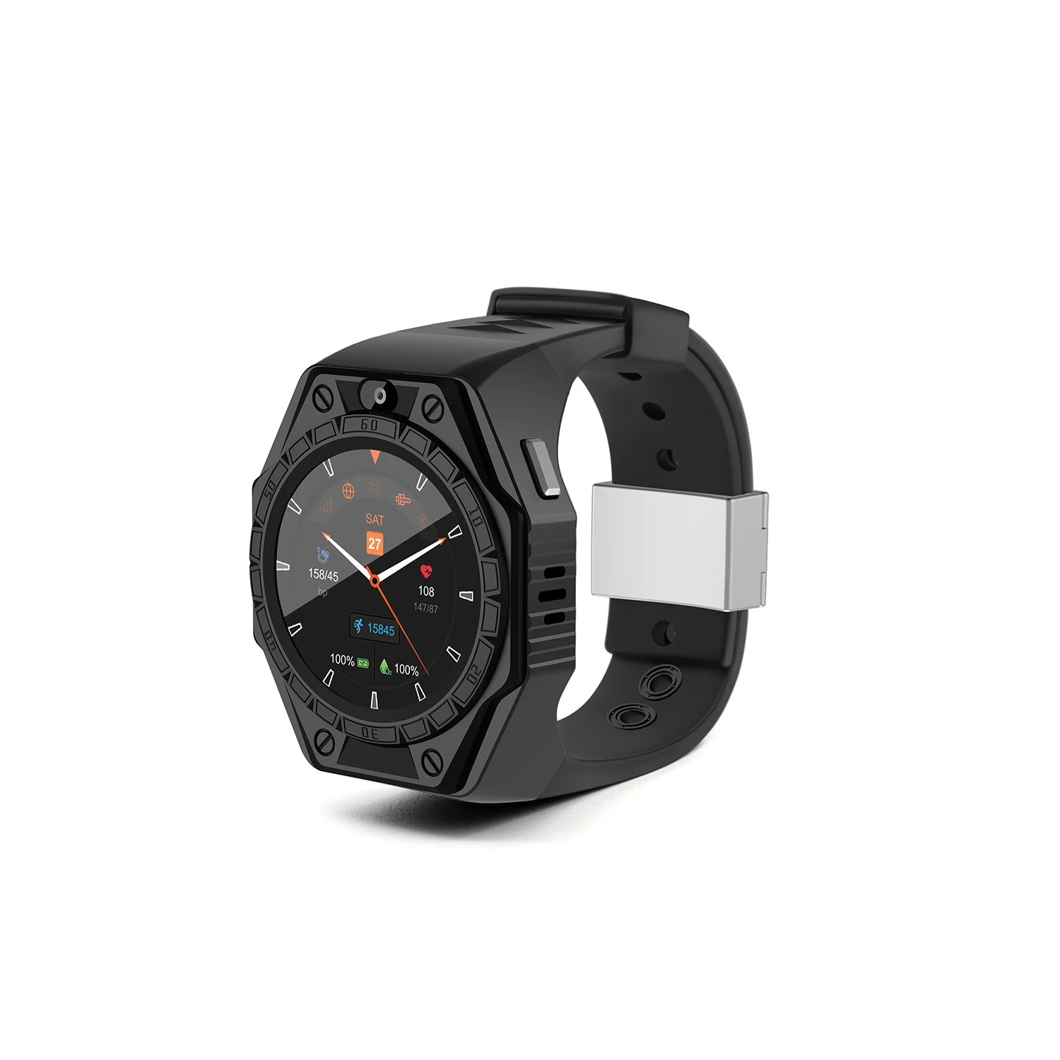 تصميم احترافي مضاد للتفكيك ومقاوم للعبث 4G ساعة ذكية للتتبع الهجين/سوار معصم فقط