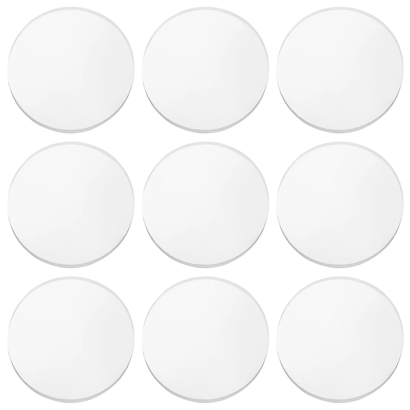

10Pcs Suction Cup Wahser Glass Table Pad Anti Spacer Glass Cover Damper for Organization Projects Holiday Handmade Decorations