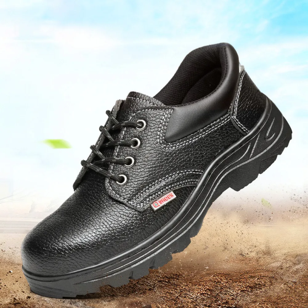 Safety Shoes Men Steel Toe Trainers Anti Puncture Lightweight Breathable Work Boots Industrial Protective Footwear