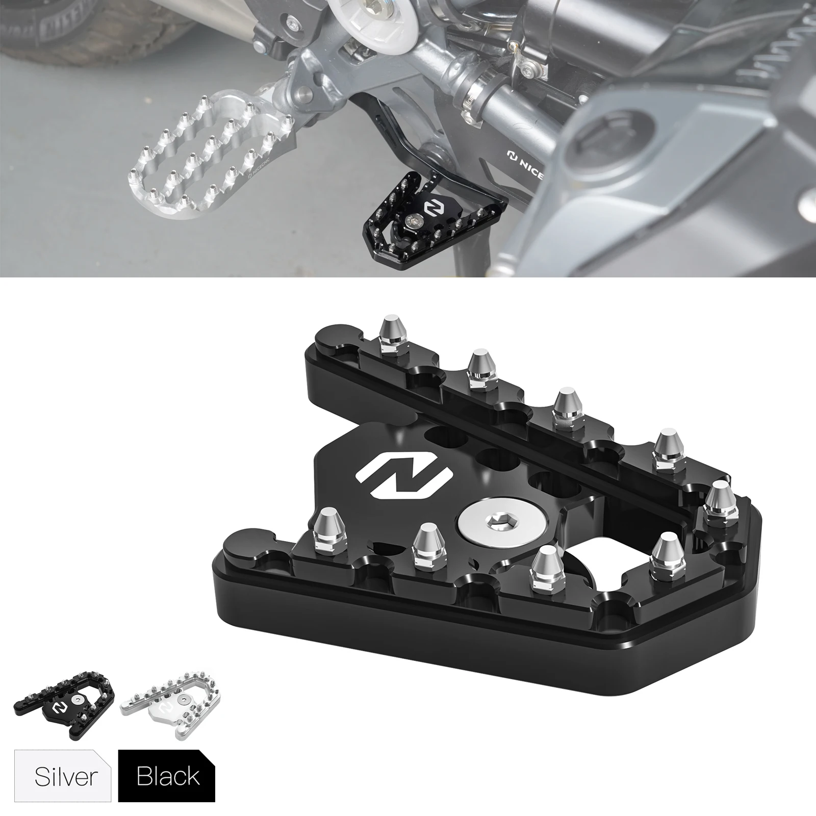 

For 2013-2018 BMW R1200GS R 1200 GS Brake Pedal Step Tip Brake Lever Peg Extension for BMW R1250GS 2019 2020 2021 2022 2023