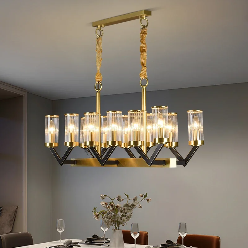 

Luxury Copper Chandelier for Fashionable Villa Hotel Living Room