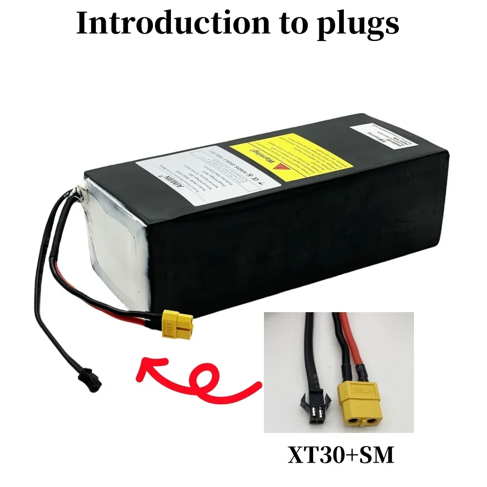 Batterie Rechargeable/Lithium-Ion 13S3P 48V 10500mAh 18650, adaptée à la batterie de vélo Kugoo V1 avec BMS
