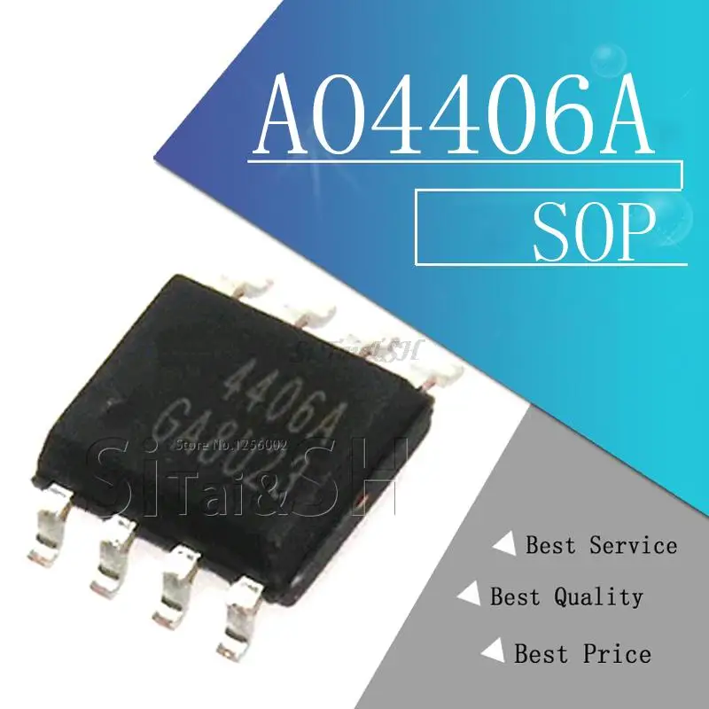 10pcs  AO4401 AO4402 AO4403 AO4404 AO4406 AO4407 AO4408 AO4409 AO4410 AO4411 AO4413 sop-8 Chipset