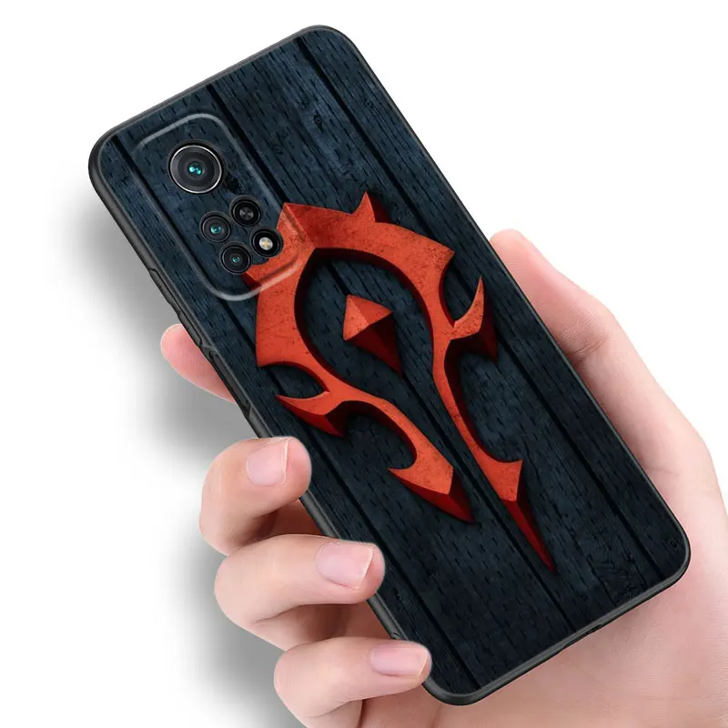 World Of W-Warcraft Black Silicone Phone Case For Xiaomi Mi 9 SE 8 10T 11 12 13 Lite 9T 11T 12S 12T 13T 14 Pro 5G NE 11i 12X