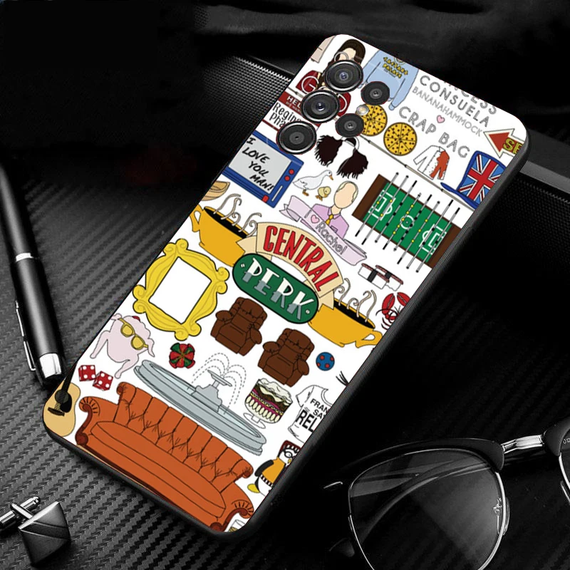 Phone Case for Samsung S24 S23 S22 S21 S20 Ultra S20 S22 S21 S10E S20 FE S24 Plus Friends TV Show Case