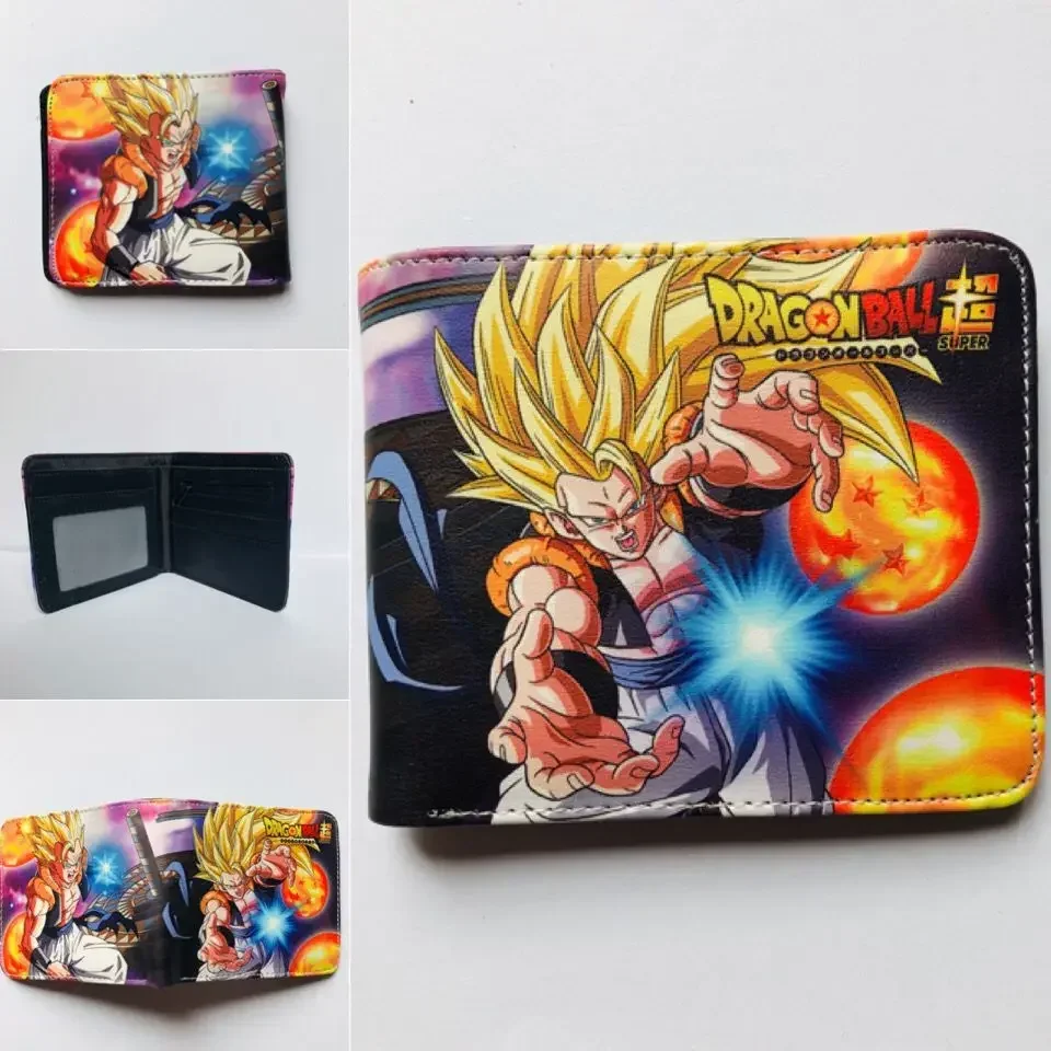 ドラゴンボールZ 孫悟空 カートゥーン ショートウォレット PUレザー 二