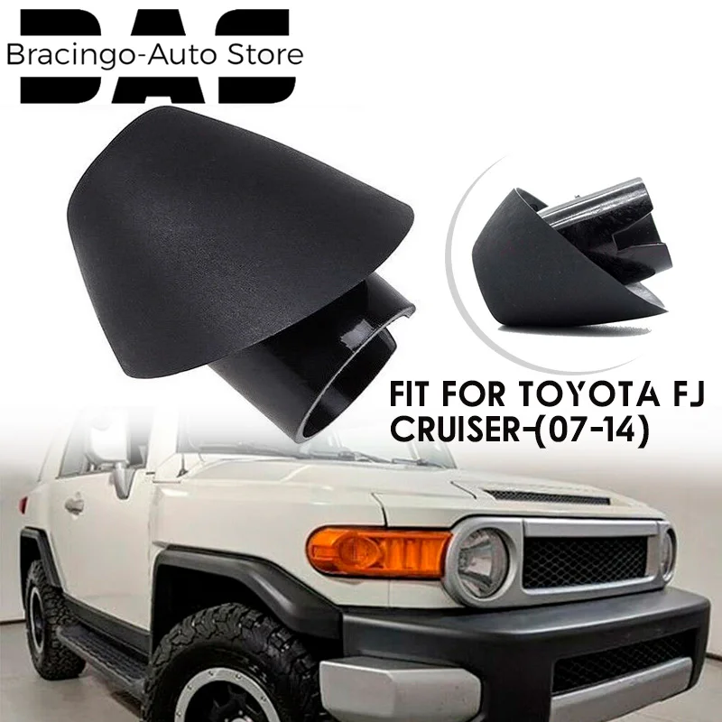 

Fit For Toyota FJ Cruiser 2007-2014 Black Antenna Bezel Rubber Mounted Fender Base Protector Car External Replacement 86392-3503