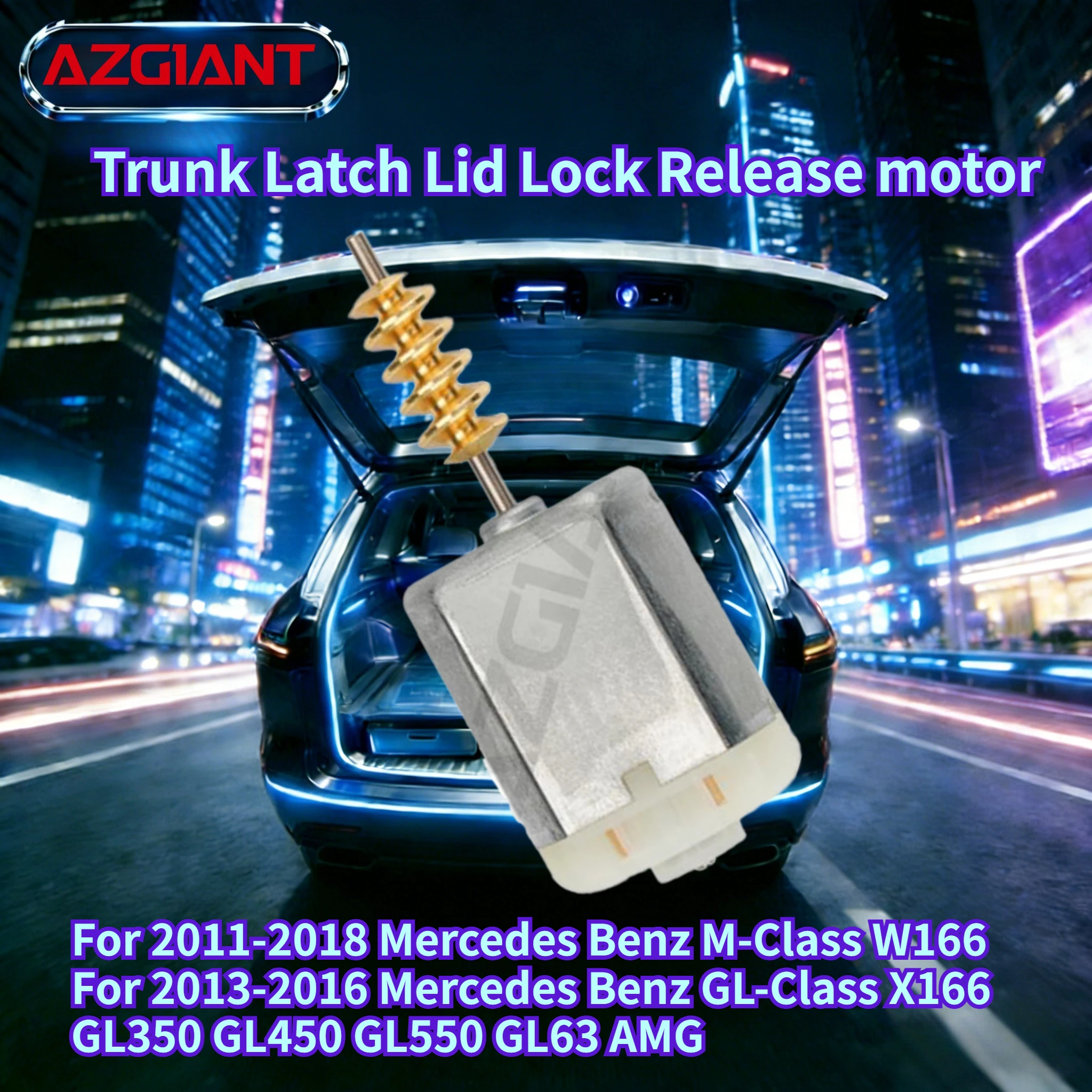 

For 2011-2018 Mercedes Benz M-Class W166 Trunk Latch Lid Lock Release motor Auto Accessories 100% New OEM High-quality parts