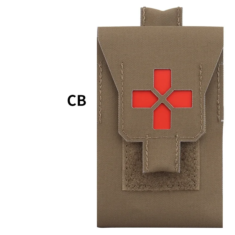 Tactical Small First Aid Kit Multi-functional Storage Survival Gear Outdoor Training Kit Medication Bag Pouch