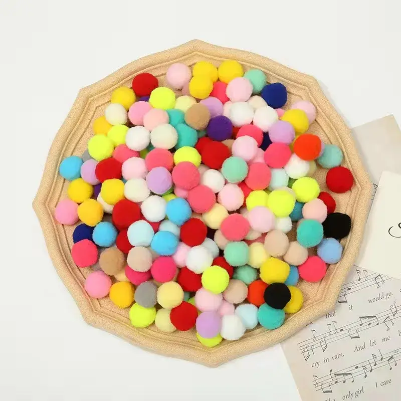 50/100 قطعة ألعاب قطط لطيفة ومرحة كرة بلوش قابلة للتمدد كرة لعبة قطط إبداعية ملونة تفاعلية بوم بوم لعبة مضغ للقطط - 4
