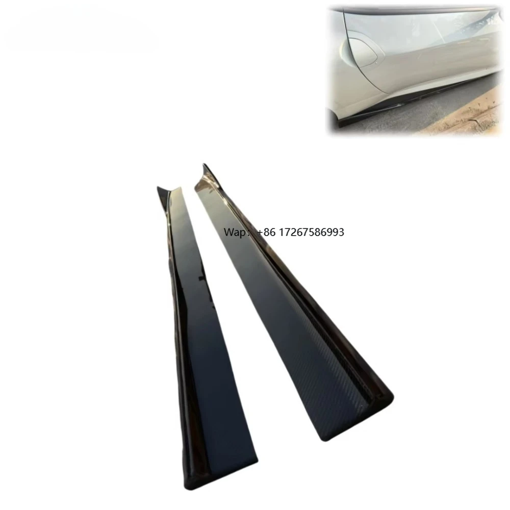 

Real Carbon Fiber Luxury Side Step for GT-R RZ34 2023-2024 Custom Design APEX Black YT