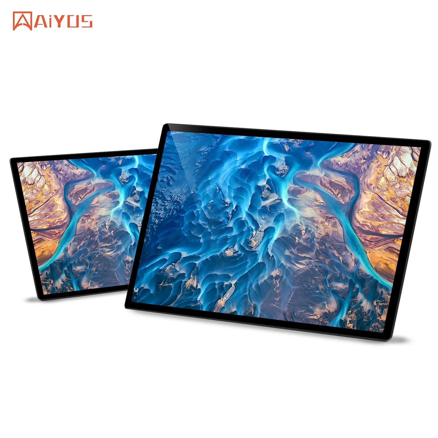 

Aiyos Factory 15.6 Inch Quadrilateral Ultra Thin POE Function Light Weight IPS HD Screen Android Tablet PC For Hospital Gym