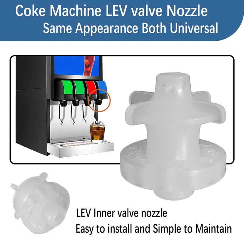 4Pcs LEV Soda Coke Valve 3.0 Diffuser Internal Mixer,For Cola Machine Replacement Repair Valve Assembly 28368